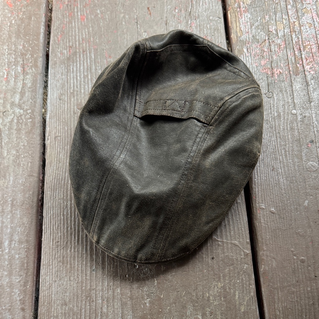 Dark Brown Leather Cap Dark Brown Leather Cap